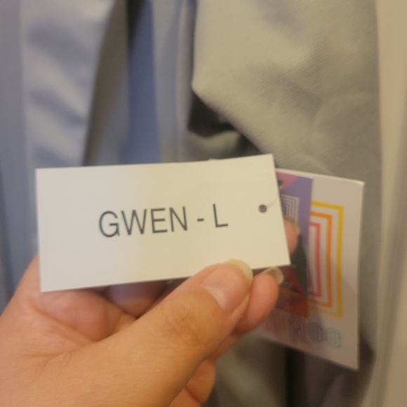 Lularoe Women's Gray Jacket, Gwen, Size L - Picture 2 of 3